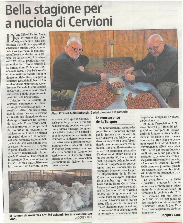 A Nuciola in Cervione