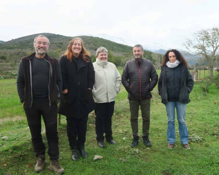 Denis Damiani, Jeanne-Marie ALbertini, Carole Anziani, Bruno Vincentelli et Christine Leroyer