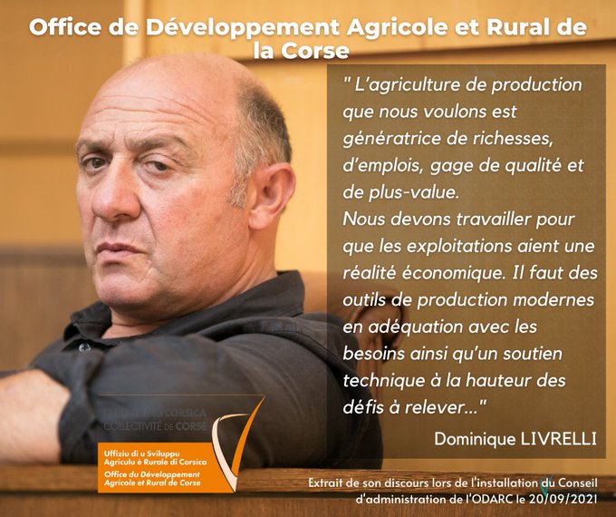 Dumenicu Livrelli trace les contours de son mandat Dumenicu Livrelli trace les contours de son mandat