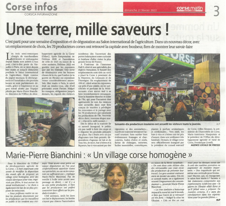 Le salon de l'agriculture édition 2022 Le salon de l'agriculture édition 2022