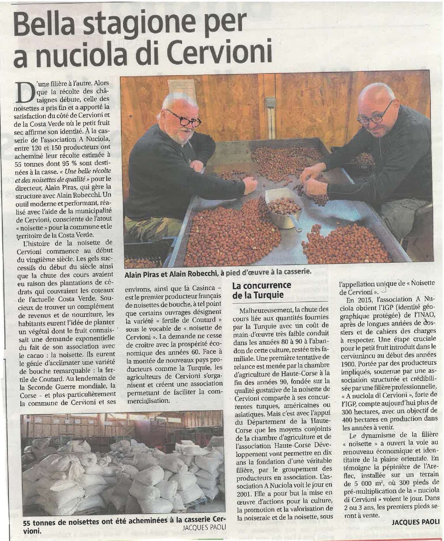 A Nuciola in Cervione