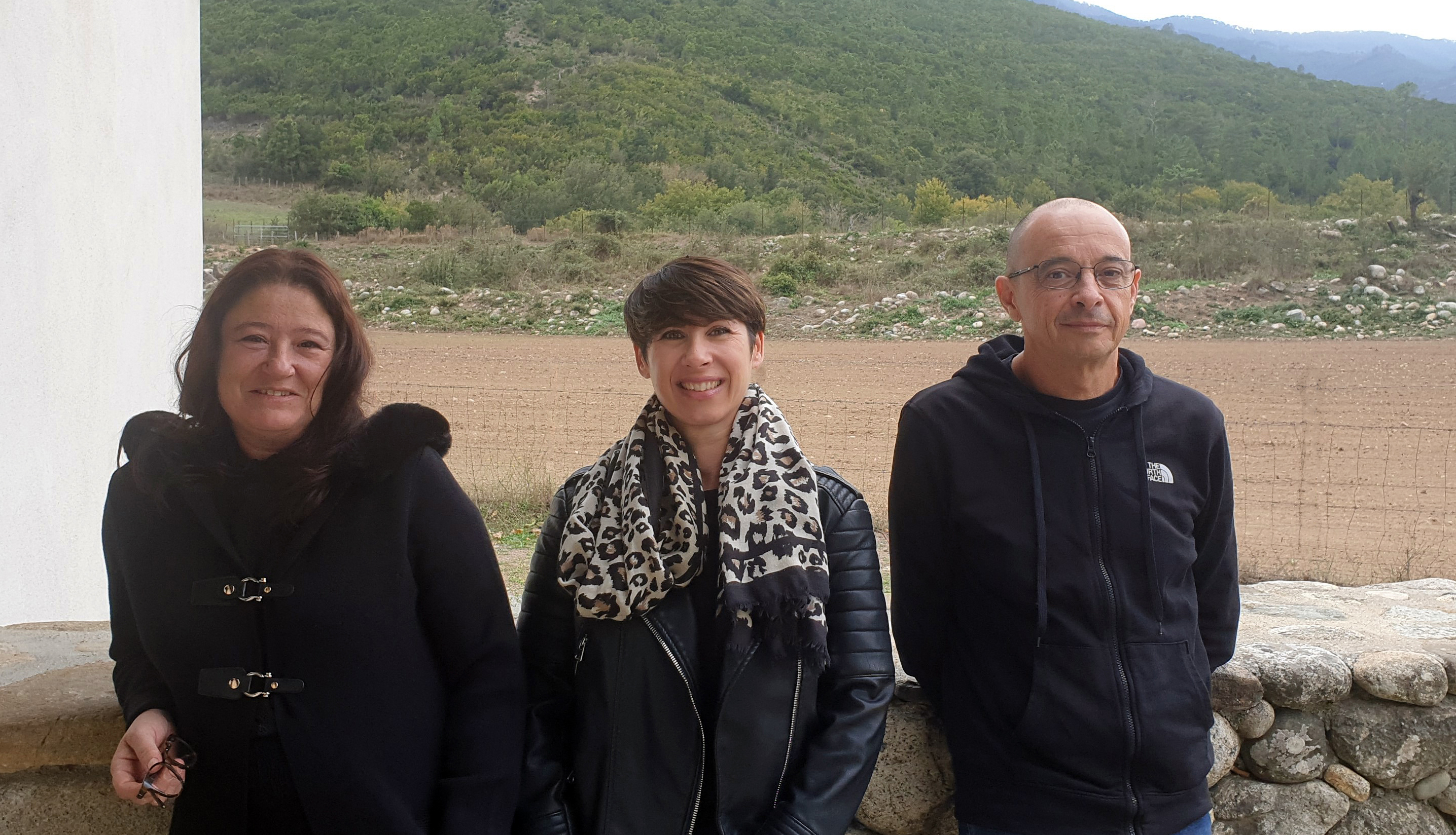 Anne-Marie Galletti, Nathalie  Caria et Jean-Luc Borelli de la Cellule JA