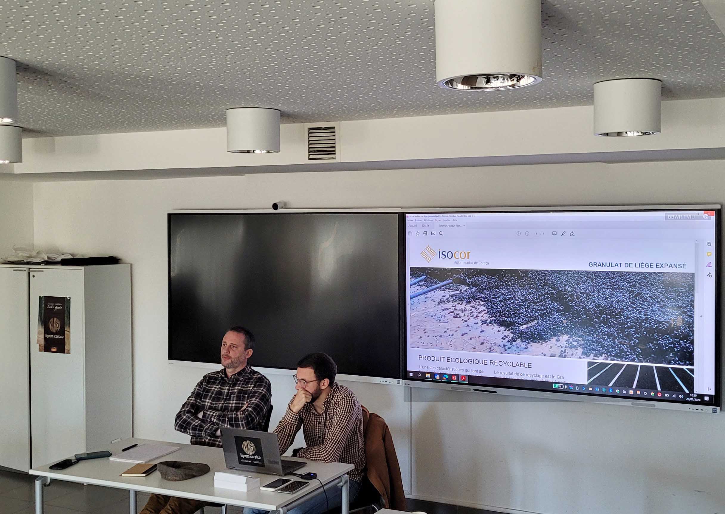 Rencontre de l'Ordre des Architectes de Corse et le "Sindicatu di i Suraraghji di Corsica"